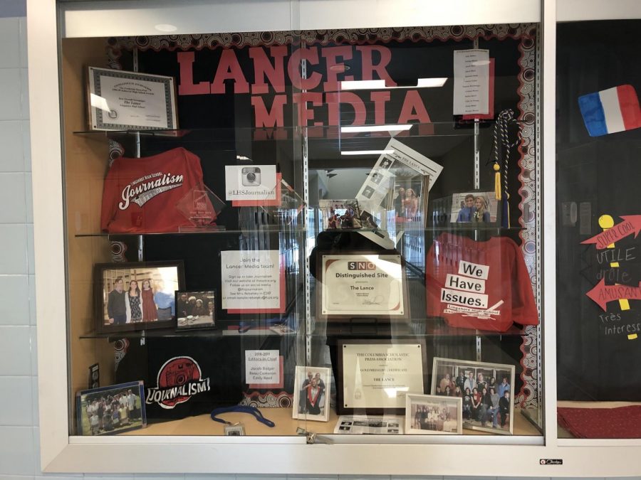 Lancer Media creates a display case to show what journalism is about. 