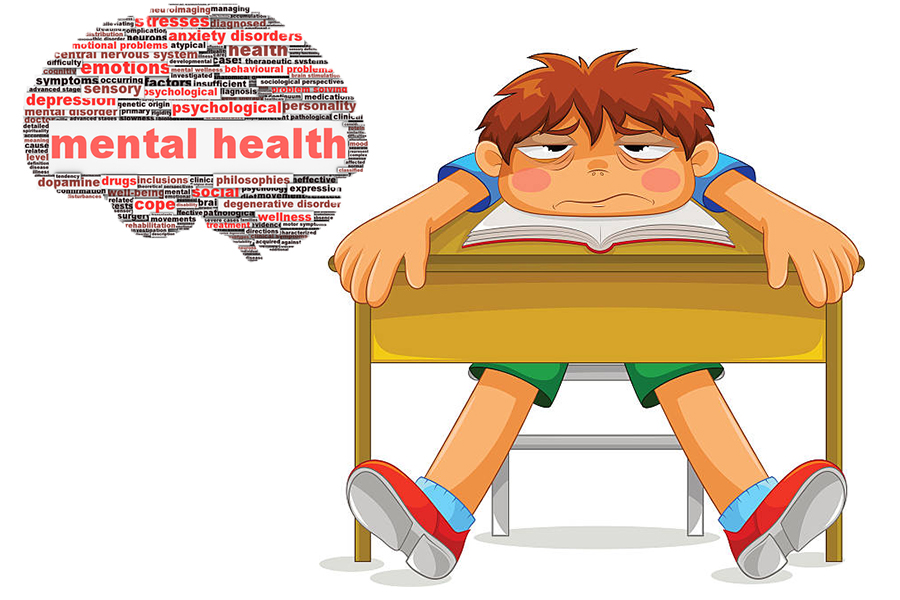 Children who are affected mentally and physically by our current online school