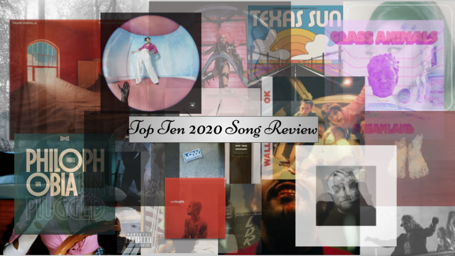 Music Review:  Ericas playlist--the top 10 Songs of 2020