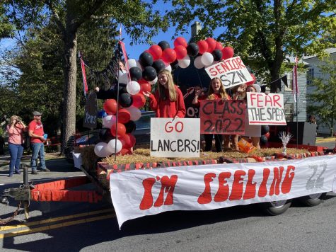 What comes to mind when you think of Homecoming? For the Linganore and New Market Community they think of long lasting traditions, memories and family. The Senior Class of 2022  is next to leave the Linganore nest. Waving to friends and family during their last Homecoming Parade, Ellie Breidenstein, Maeve Smarick and Emma Watkins find it all bittersweet,  I remember as a Freshmen everyone would tell us High School would fly by, I never believed them until now. Linganore will always hold a special place in my heart, itll be hard to leave the day of Graduation but I know I will always have a home here and for that Im grateful.  said Breidenstein. 