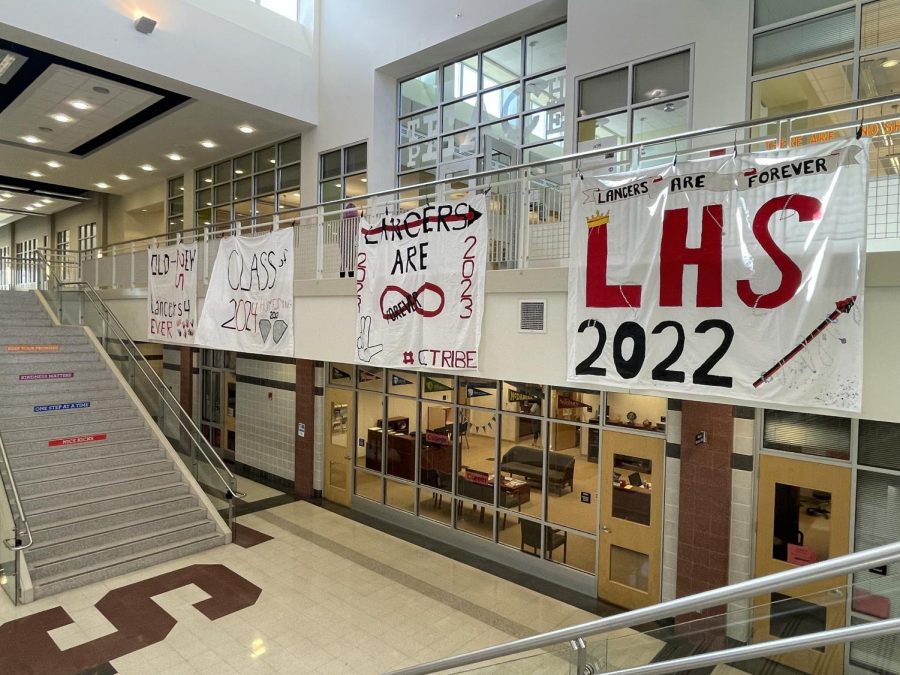 This years homecoming banners have been displayed for all to see on main street.