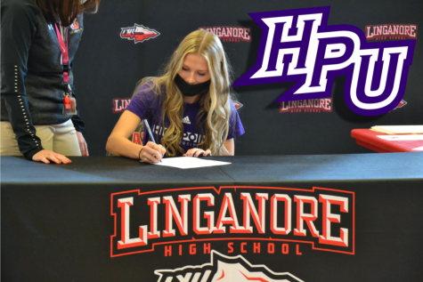 Mikayla Moxley becomes a Panther as she signs her National Letter of Intent to run Track & Field at High Point University.