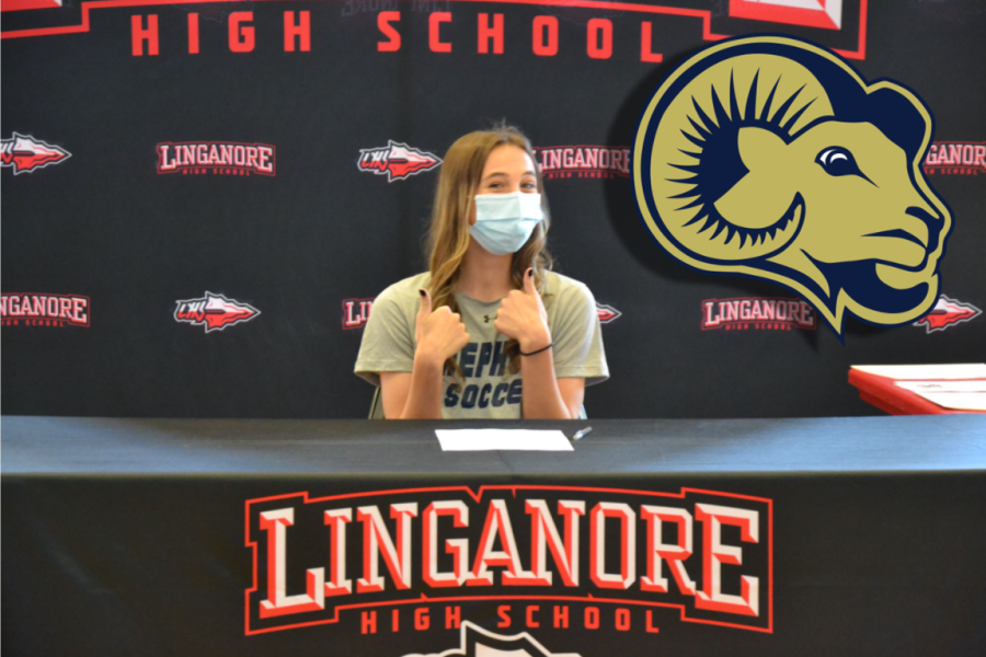Josie+Beezel+becomes+a+Ram+as+she+signs+her+National+Letter+of+Intent+to+play+Soccer+at+Shepherd+University.