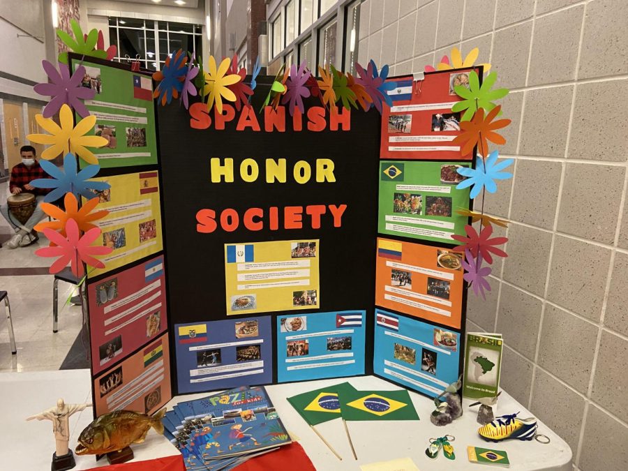The Spanish Honor Society wanted to be in this event [culture night] just to remind people of the importance of the Spanish culture. We made sure the poster-board has bright colors just to stand out, said Spanish Honor Society President Daniela Gerardi. 