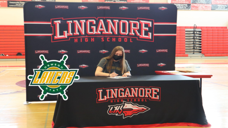 Emily Lotito signed her National Letter of Intent to continue her Swimming career at Oswego State University. 
