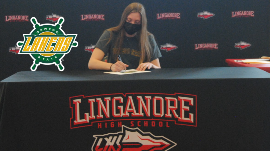 Emily Lotito signed her National Letter of Intent to continue her Swimming career at Oswego State University. 