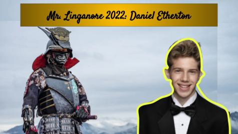 Daniel Etherton will be portraying a Samurai in the Mr. Linganore 2022 Contest. 
