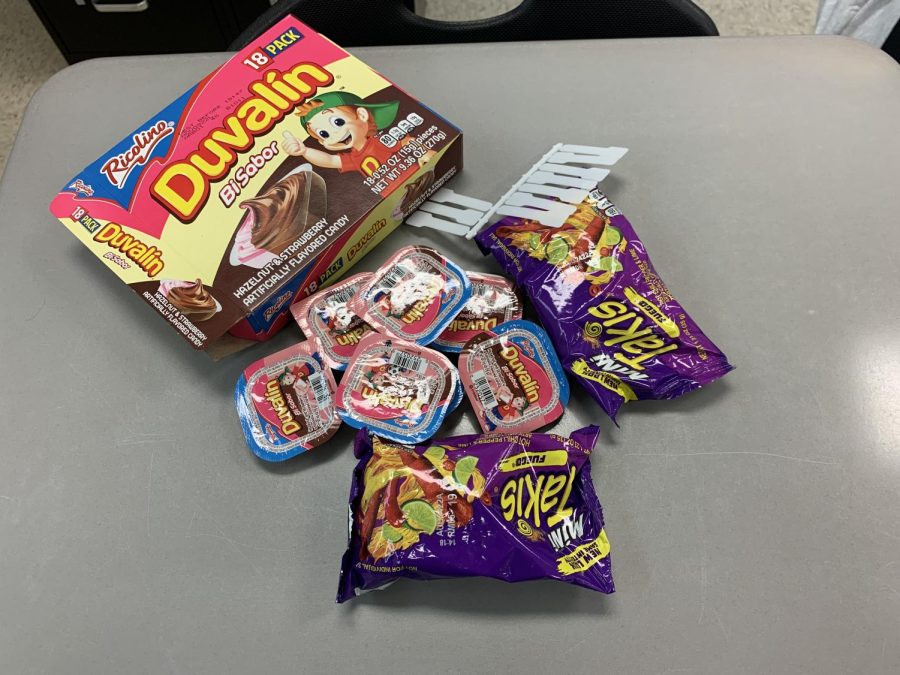 The snacks that were brought in by members