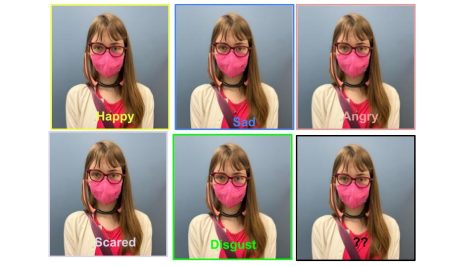 Author Alexis Simmerman, demonstrates that masks make it hard to decipher emotions from one another, much like how autism and ADHD does.