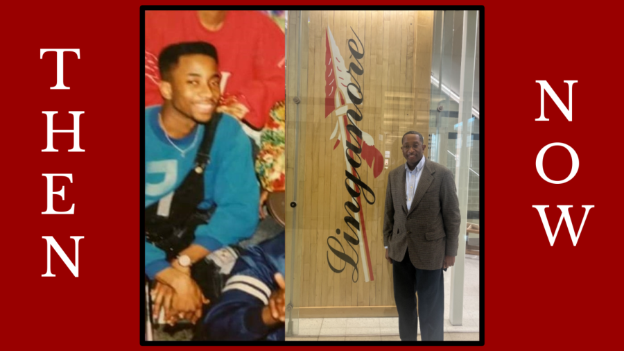 Then vs Now. . . Mr. Allen in high school and then at Linganore. 