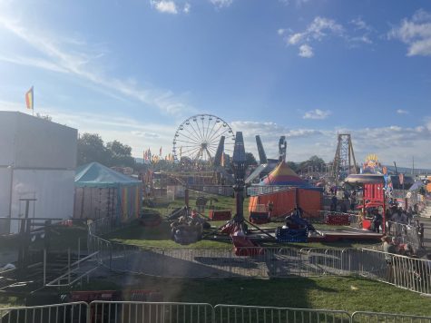 The view of The Great Frederick Fair from the top of The Swings. 