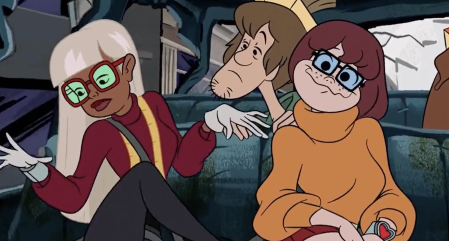 CoCo flirtatiously talking to velma making her swoon 