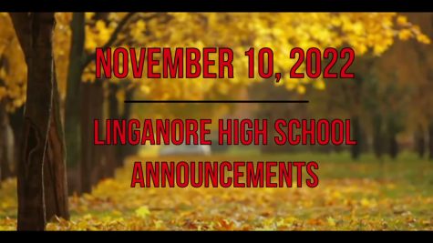Morning Announcements: November 10, 2022