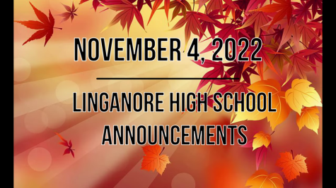 Morning Announcements: November 4, 2022