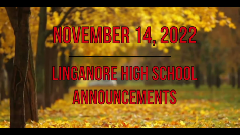 Morning Announcements November 14, 2022