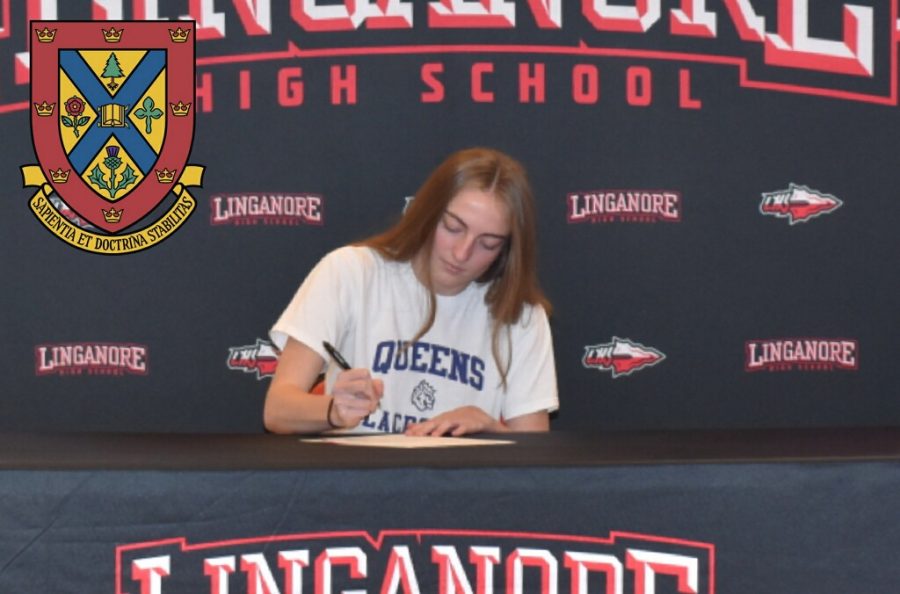 Savannah+Donahue+signs+her+National+Letter+of+Intent+to+Queens+University.