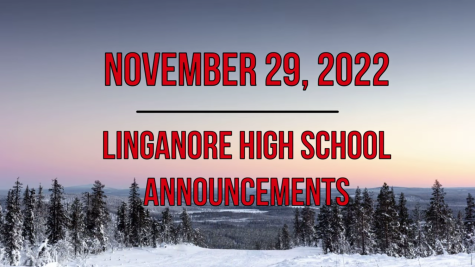 Morning Announcements: November 29,2022