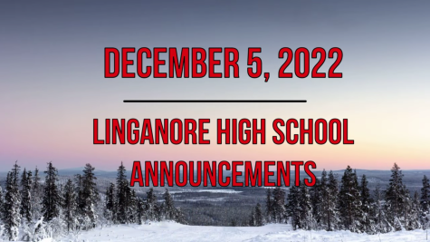 Morning Announcements: December 5