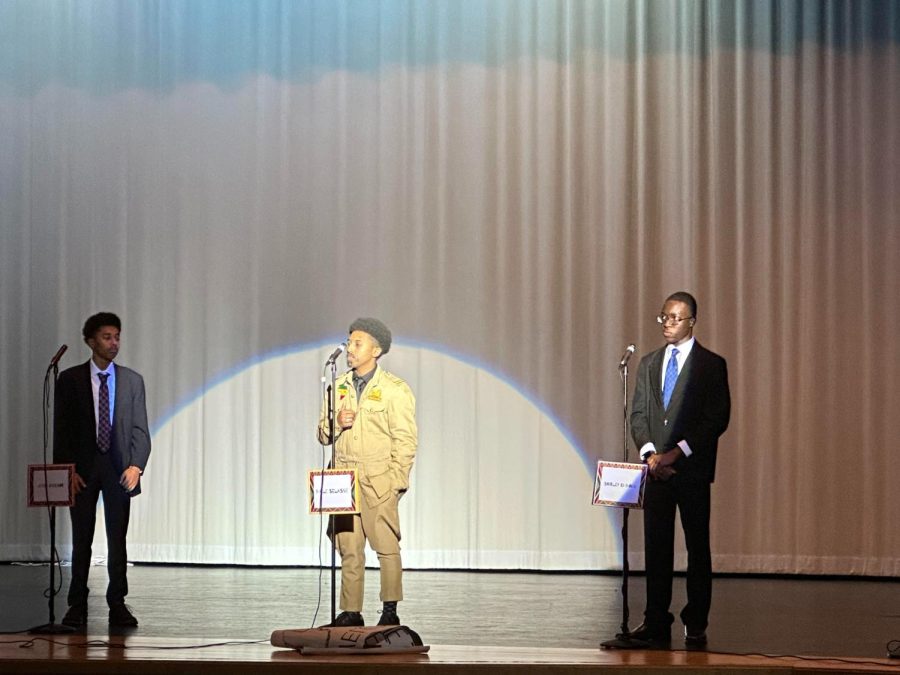 The Great Blacks in Wax Presentation features a performance of  Ethiopian emperor Haile Selassie, sharing his contributions to history with the audience.