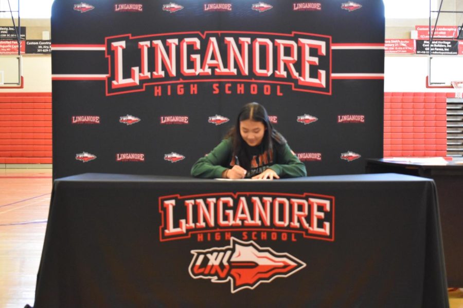 Mia Yim signs a Letter of Intent to dance at the University of Miami. 