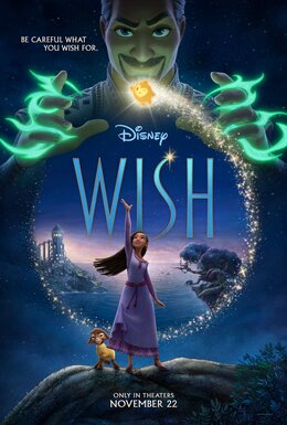 Disney just released their new movie Wish starring Ariana DeBose and Chris Pane. (Walt Disney Productions)