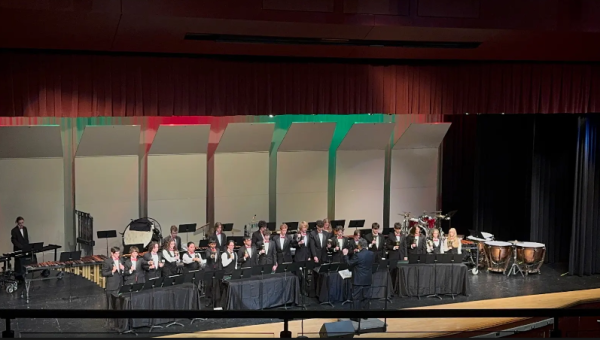 The percussion ensemble at LHS performs a song on the bells. 

Courtesy of Alex Pietanza (used with permission) 