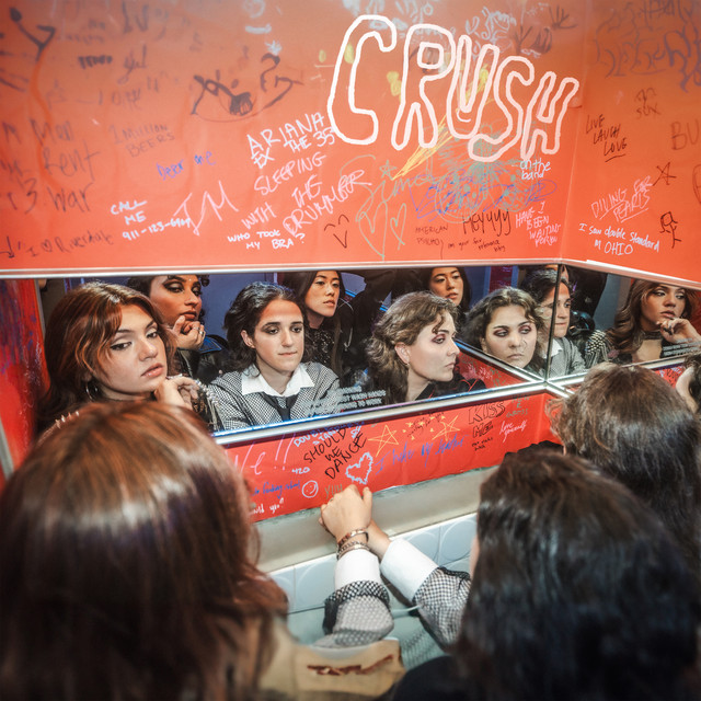 Members of Double Standard fix their makeup in the mirror (Photo courtesy of Elissa Mentesana).