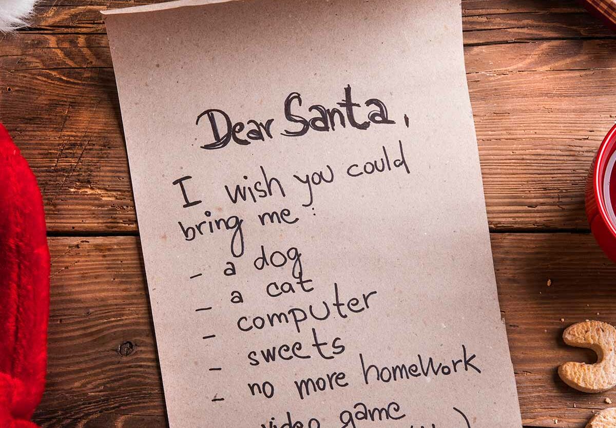 .Many children around the world write letters to Santa and receive a response from the North Pole. (Photo from National Today, https://nationaltoday.com/dear-santa-letter-week/)
