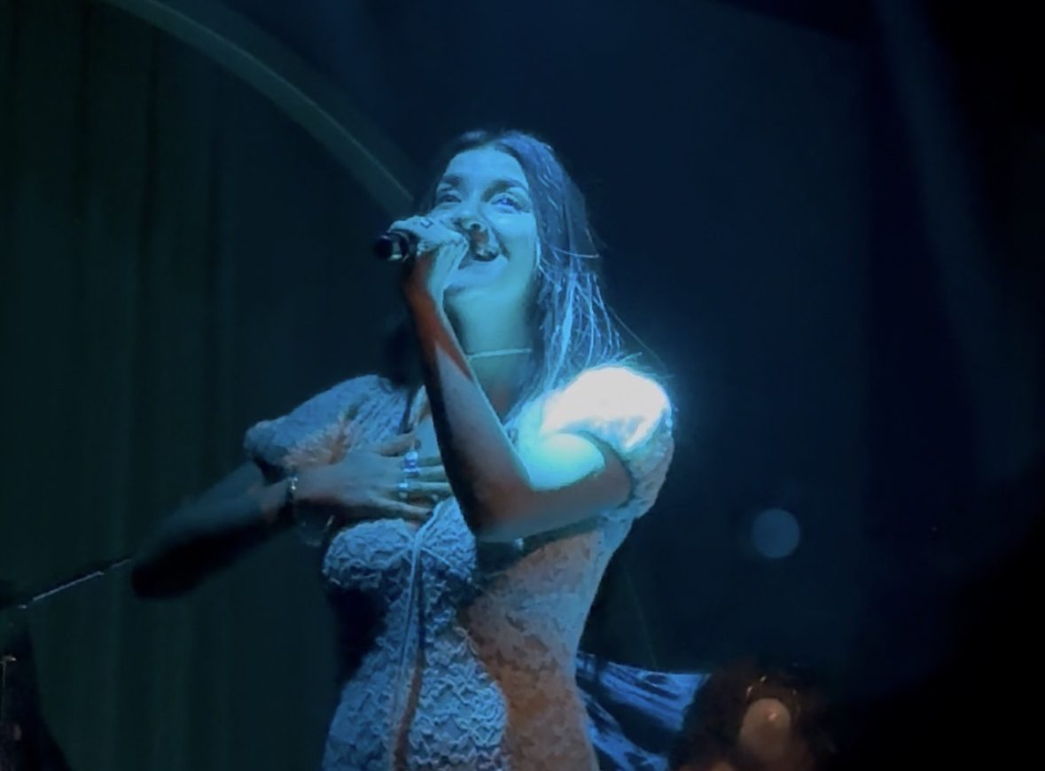 Gabriella opens for Sombr at a sold out show in Washington.
