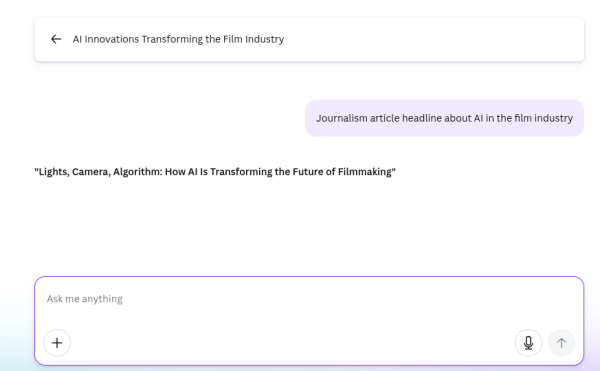 Canva AI can be used to make videos, photos and even headlines.