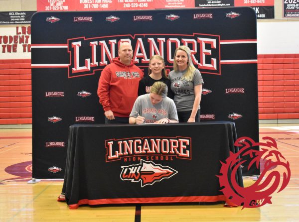 Lillian Trunnell signs her National Letter of Intent to continue playing softball at Gardner-Webb University.