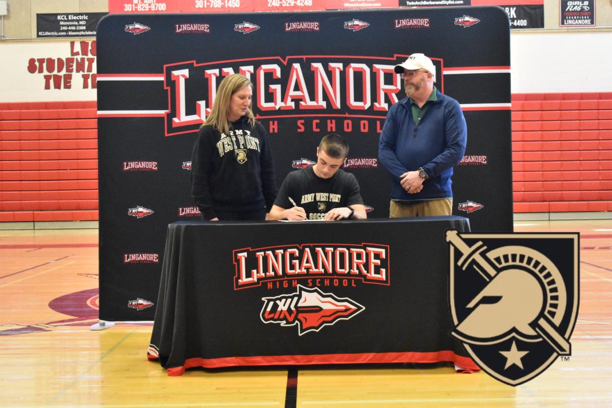 Ben Griffin signs his National Letter of Intent to play soccer at the United States Military Academy at West Point.