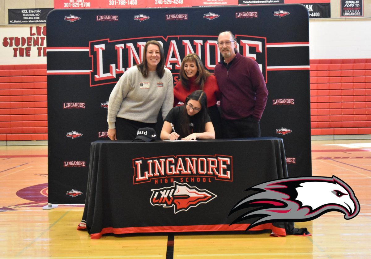 Adrianna Howell signs her National Letter of Intent to play volleyball at Bard College.