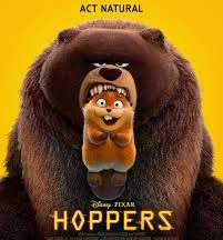 Released on March 6, Hoppers used a number of promotional movie posters to advertise. (Photo courtesy of Pixar)