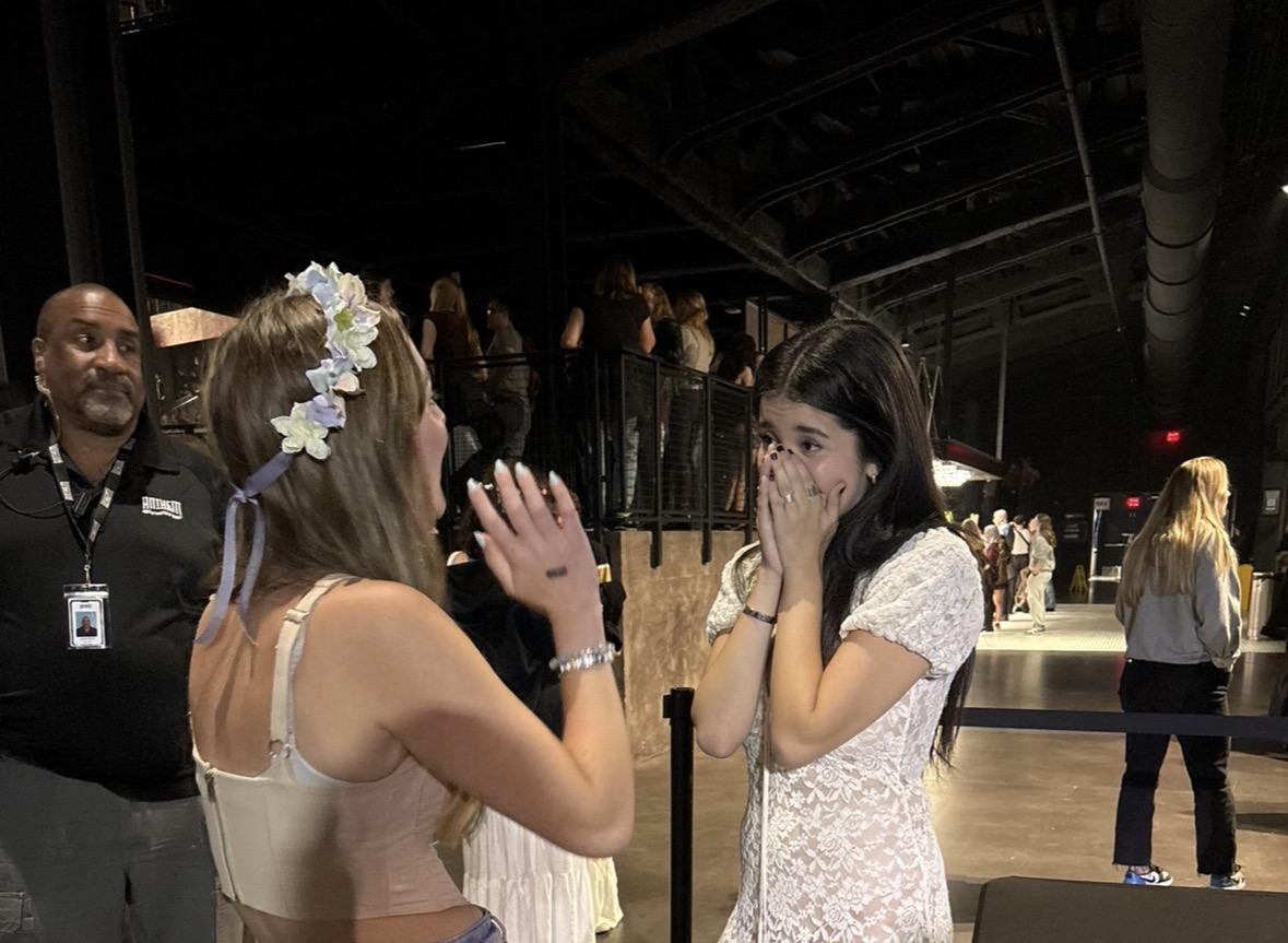 Fan meets Devon Gabriella after her set at The Anthem.