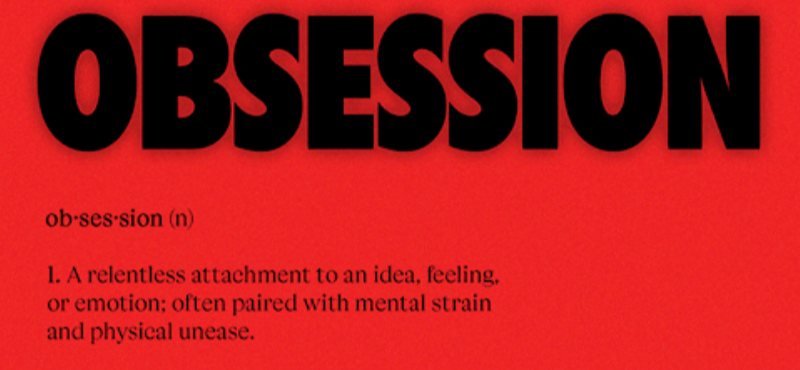 One of the movie posters for the new film "Obsession" simultaneously defines its name and hints at the plot.
(Focus Features)