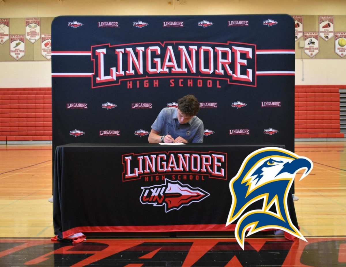Wyatt Valenzuela signs his National Letter of Intent to play at St. Mary's College of Maryland.